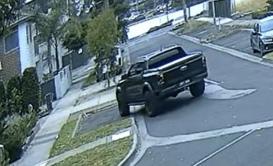 Police say some of the teens arrived in the pictured vehicle. (Courtesy of Victoria Police)
