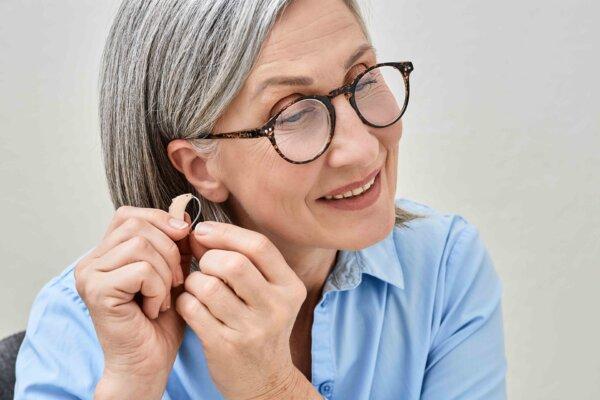 Audien Atom—a prescription-free hearing device that costs about one-tenth the price of traditional hearing aids