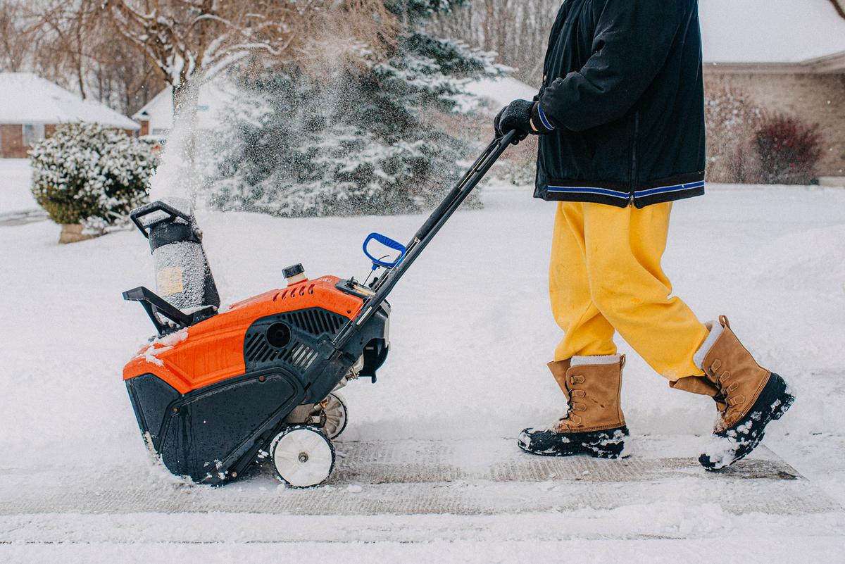 Salt-based de-icers can damage nearby grass if overused or allowed to build up in the soil. (Stefania Pelfini la Waziya/Getty Images)