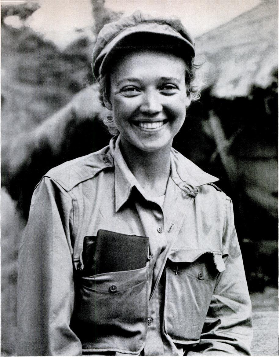 A Time Magazine portrait of Marguerite Higgins during her coverage of the Korean War. (Public Domain)