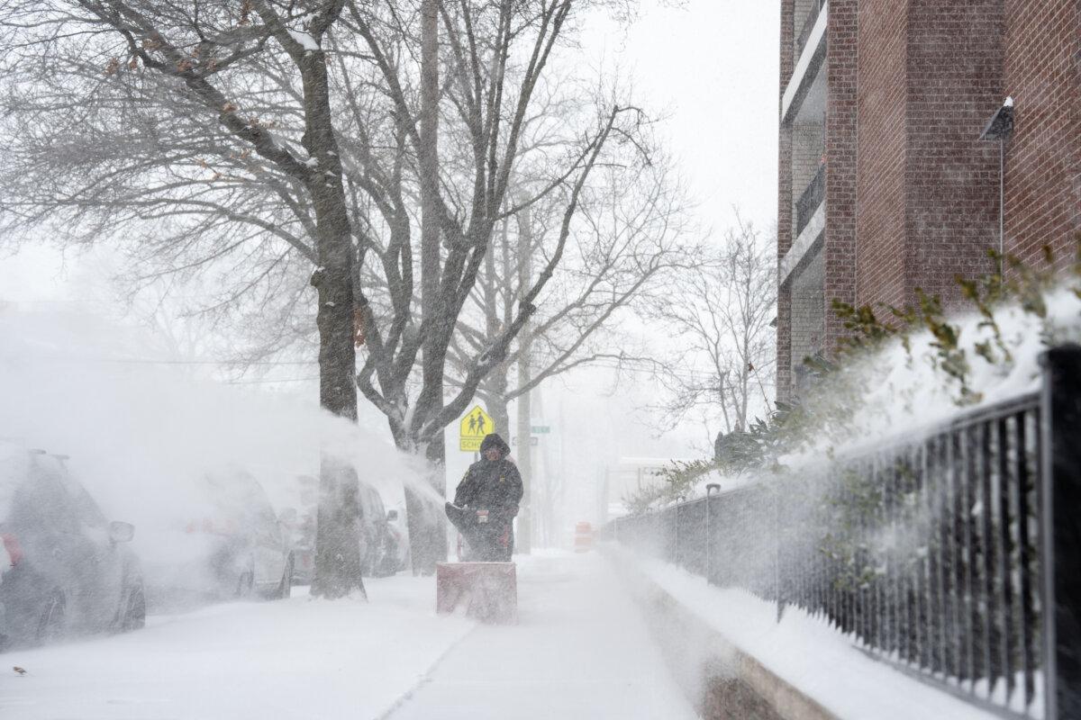 A New York City street on Jan. 25, 2026. (Samira Bouaou/The Epoch Times)