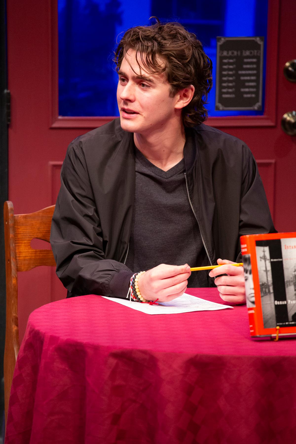 Spencer (Quentin Chisholm), in "The Bookstore." (Hunter Canning)