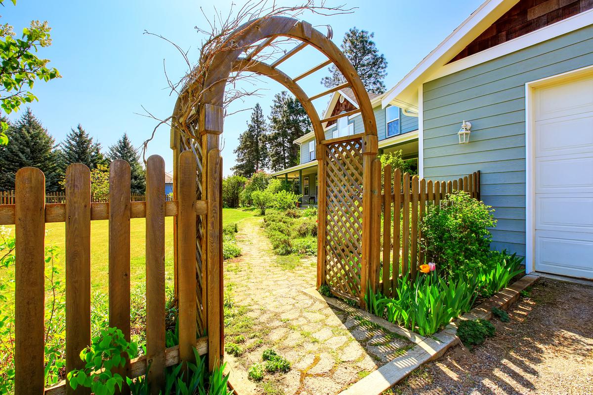 Add a Decorative Lattice Arbor