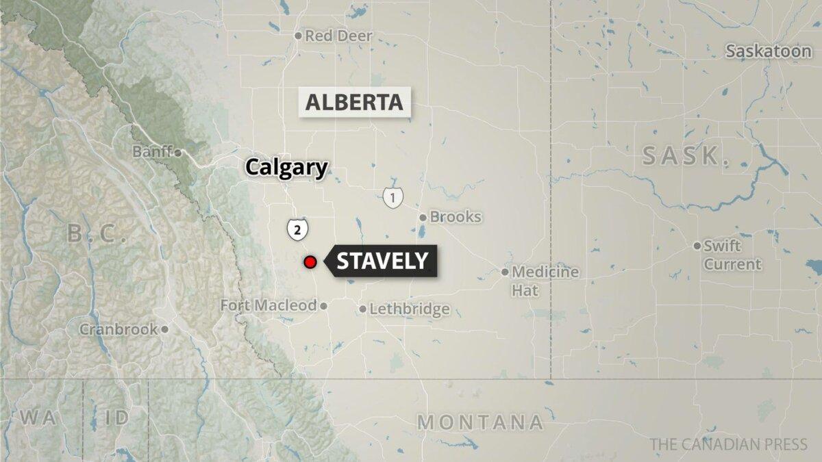 Stavely, Alta. (The Canadian Press/Sean Vokey)