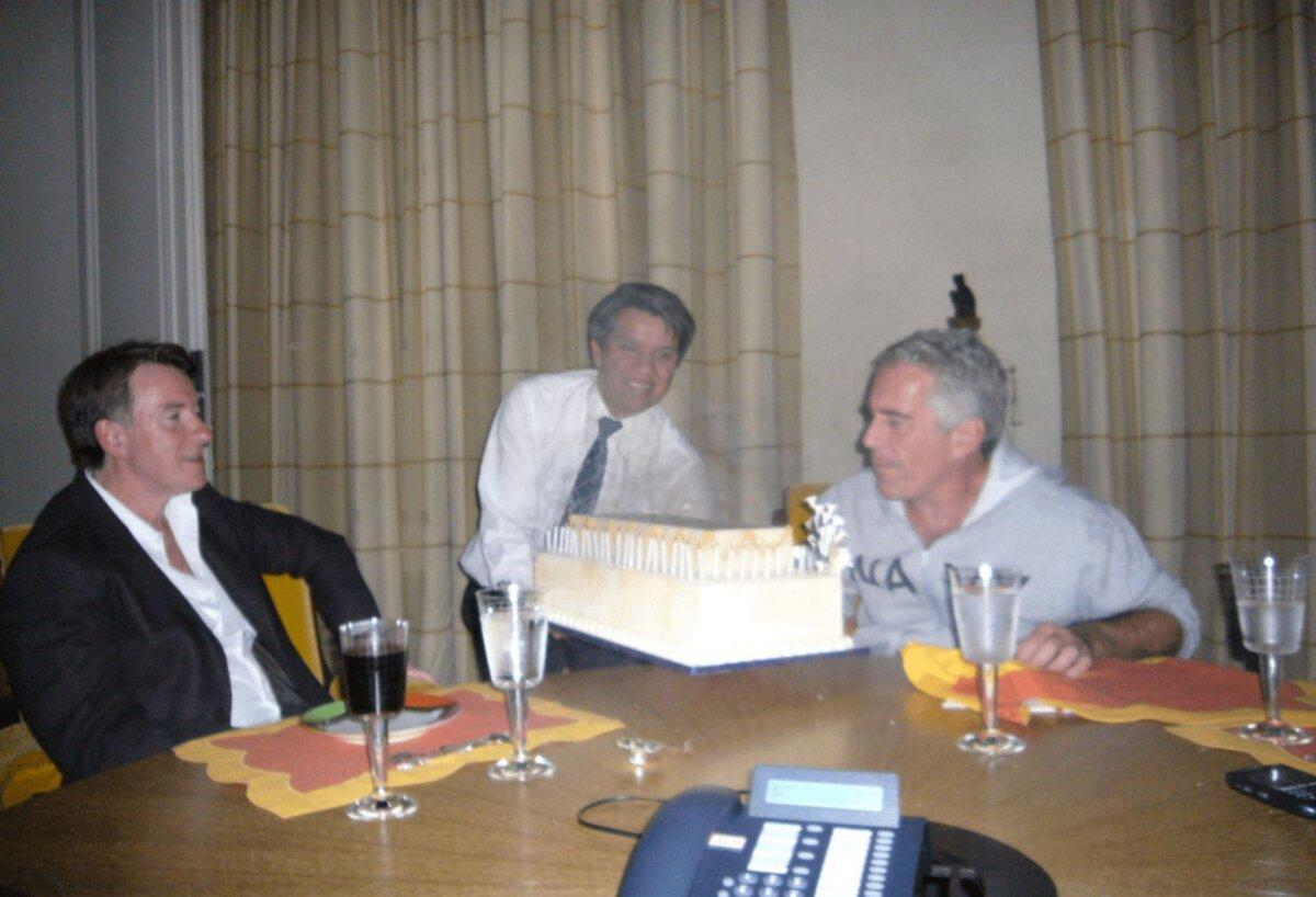 <span style="font-weight: 400;">Peter Mandelson</span> with Jeffrey Epstein. (U.S. Department of Justice/PA)