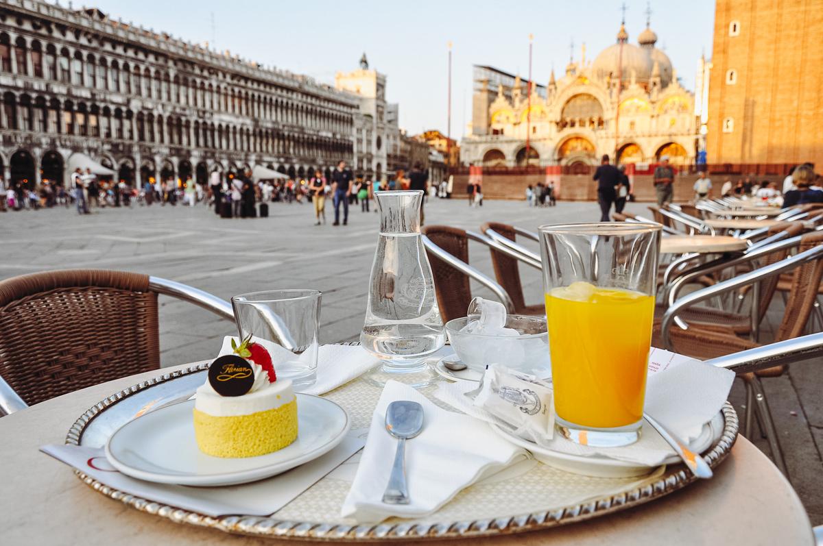 Caffè Florian, opened in 1720 in St. Mark's Square, is widely considered the oldest cafe in Italy. (Immacolata Giordano/Getty Images)