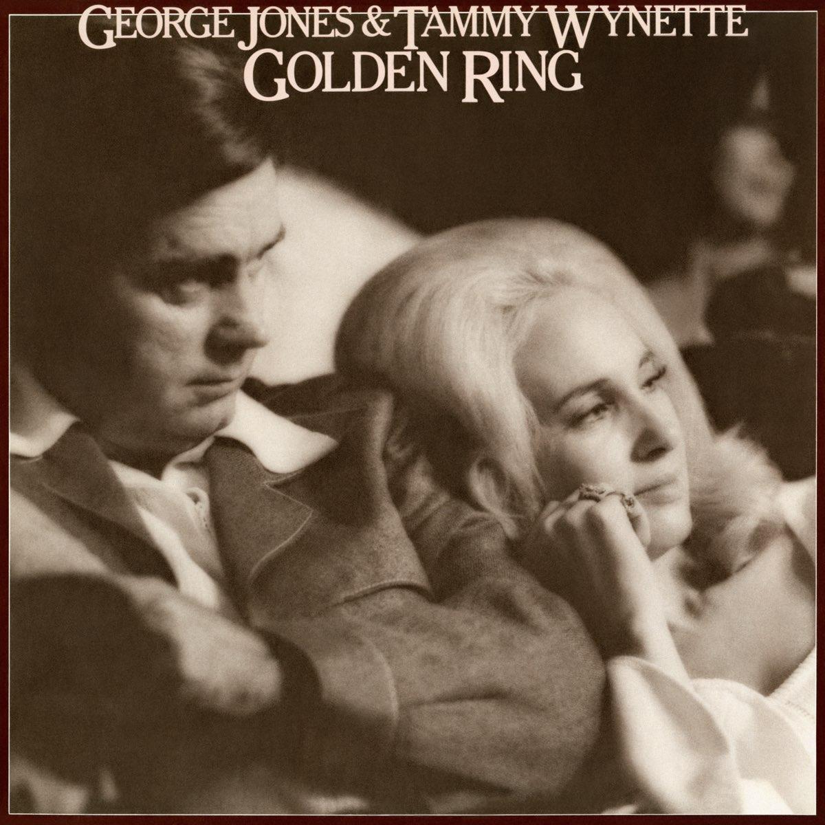 Cover of George Jones and Tammy Wynette's album "Golden Ring," 1976. (Epic)