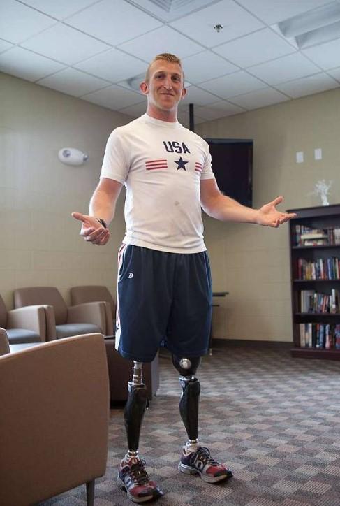Rob Jones on the way to fulfilling his goals. Department of War. (Public Domain)
