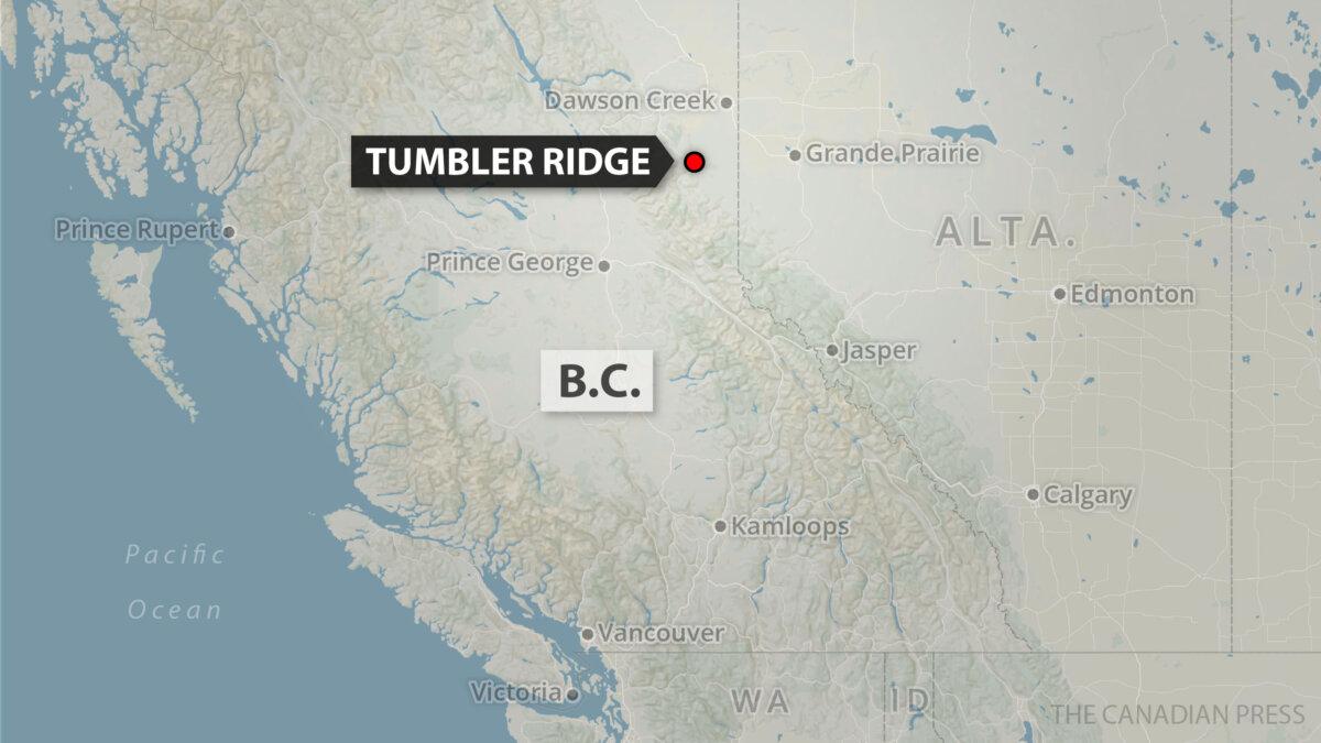Tumbler Ridge, B.C. (The Canadian Press/Sean Vokey)
