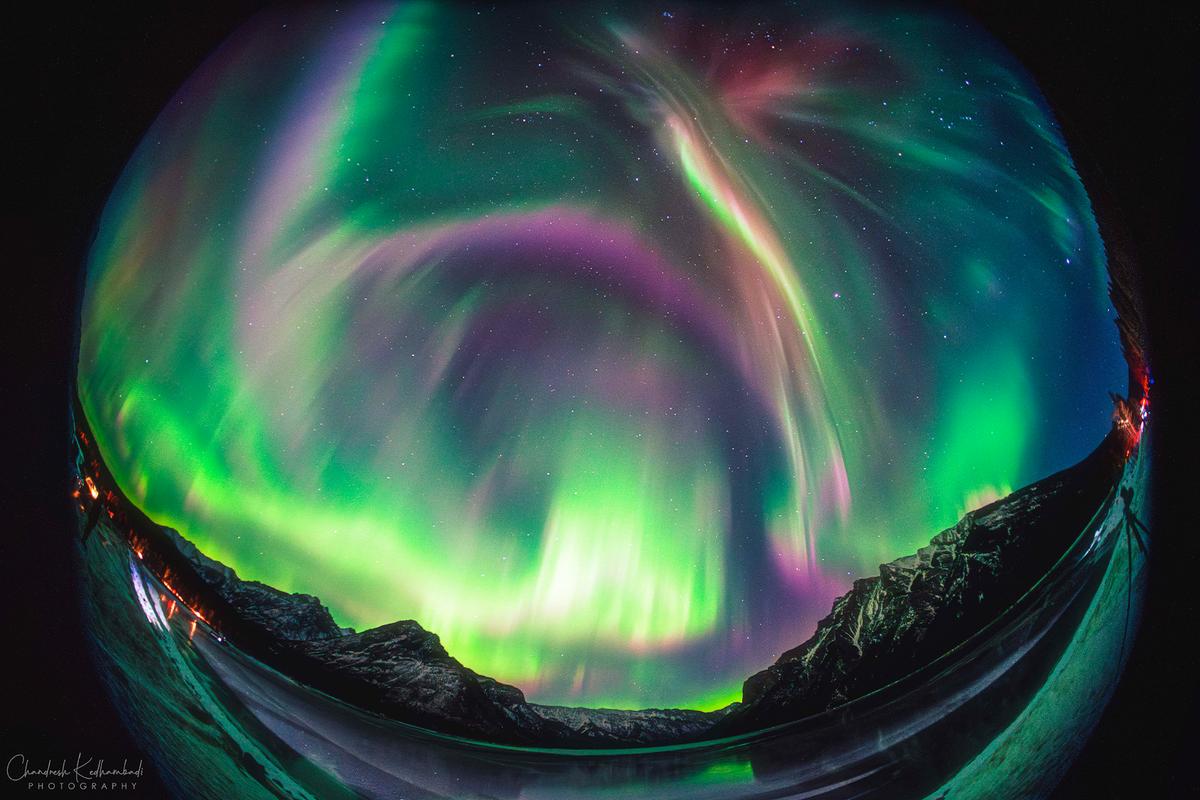 PHOTOS: Stunning Auroras Explode With Color as Solar Substorm Lights Up the Night Sky
