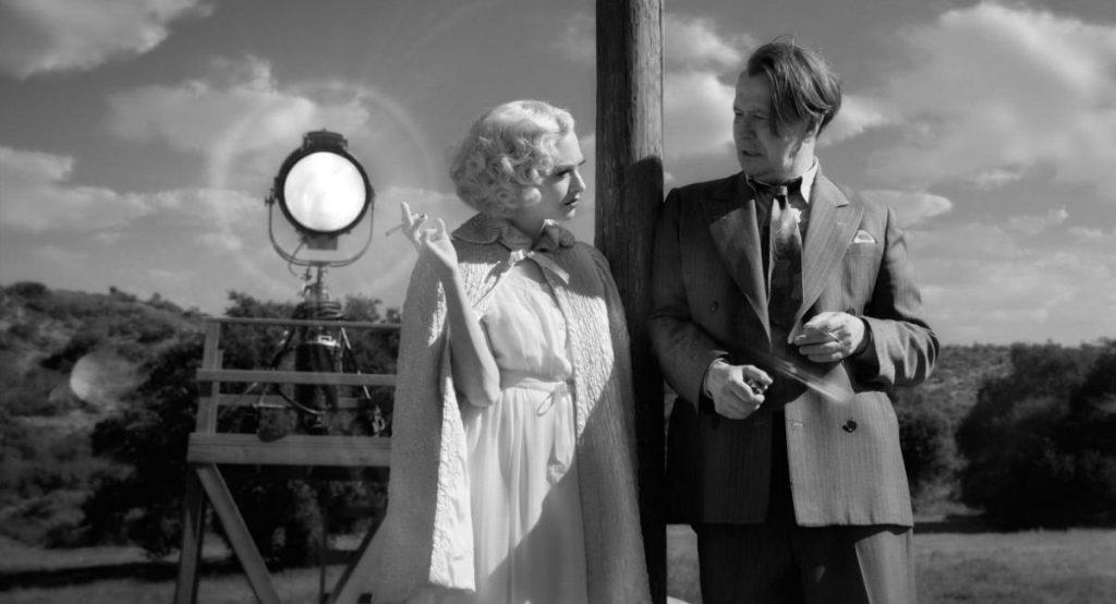 Marion Davies (Amanda Seyfried) and Herman J. Mankiewicz (Gary Oldman), in "Mank." (Netflix International Pictures)