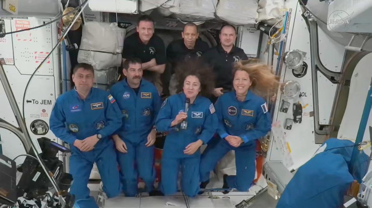 Crew-12 Astronauts Arrive at International Space Station for 8 Month Stay