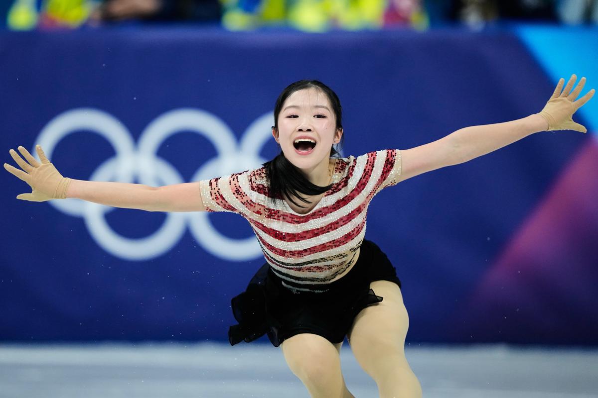 Japan’s Ami Nakai Surges Into Lead After Figure Skating Short Program at Winter Olympics