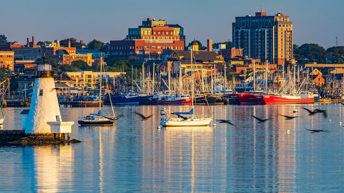 The whaling past of New Bedford, Mass., shaped Herman Melville's "Moby-Dick," and the city honors his legacy with its annual 25-hour Moby-Dick Marathon. (Capt' Tom/Shutterstock)