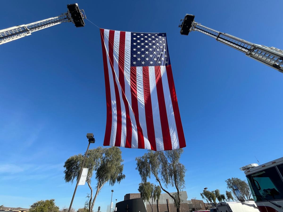 Hundreds Gather to Say Farewell to Fellow Officers Who Died in Helicopter Crash