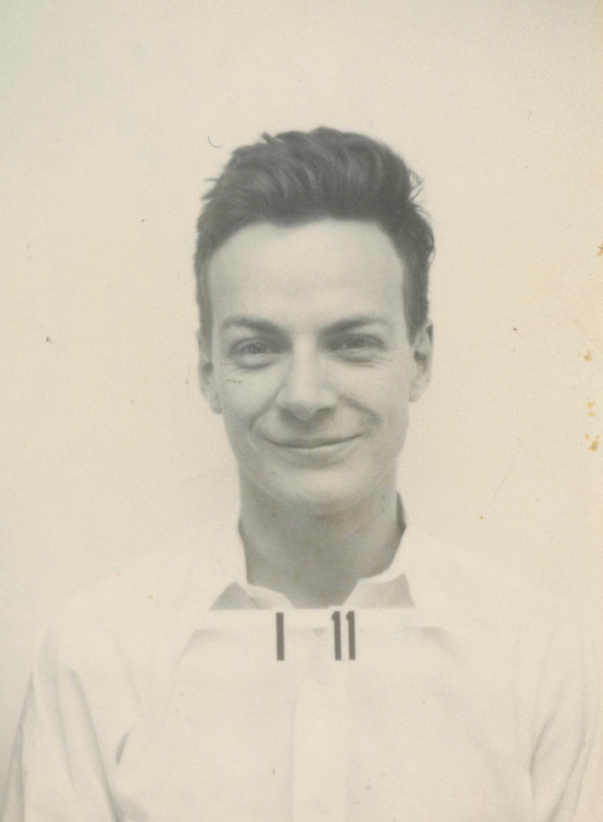 Richard Feynman's Los Alamos badge, circa 1940s. ( Los Alamos National Laboratory)