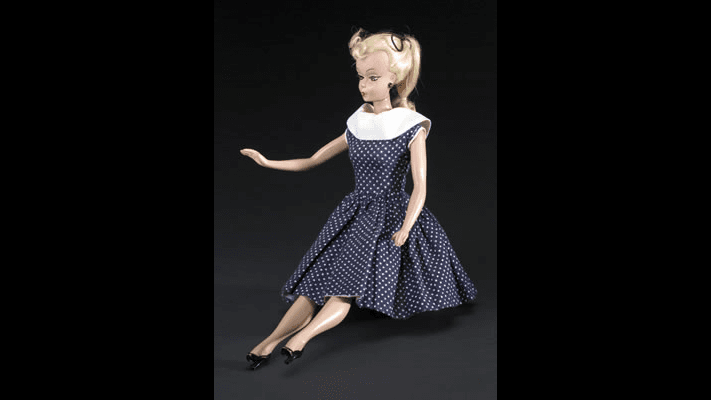 A German Bild Lilli doll. (<a href="https://commons.wikimedia.org/wiki/User:Srleffler">Srleffler</a>/<a href="https://www.nationalarchives.gov.uk/doc/open-government-licence/version/3/">OGL 3</a>)