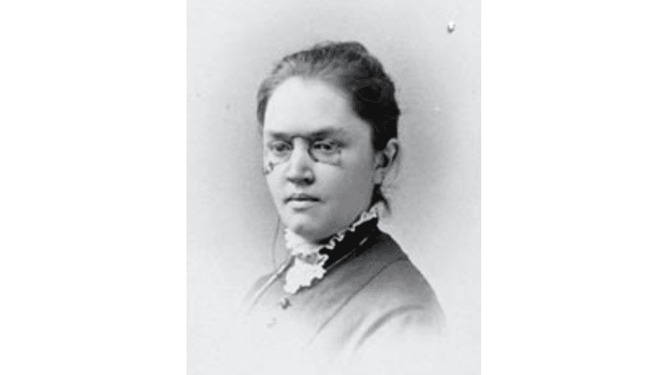 Photograph of Katherine Lee Bates, date unknown. (Public Domain)