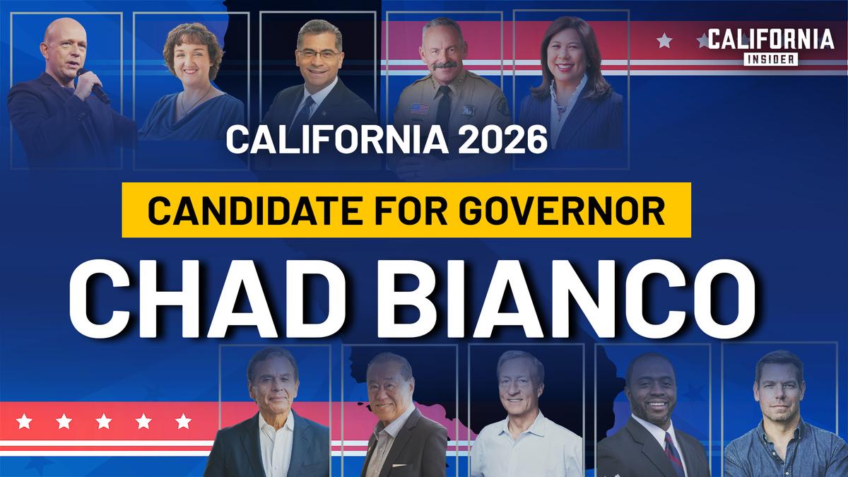 Talking With California Gubernatorial Candidate Chad Bianco
