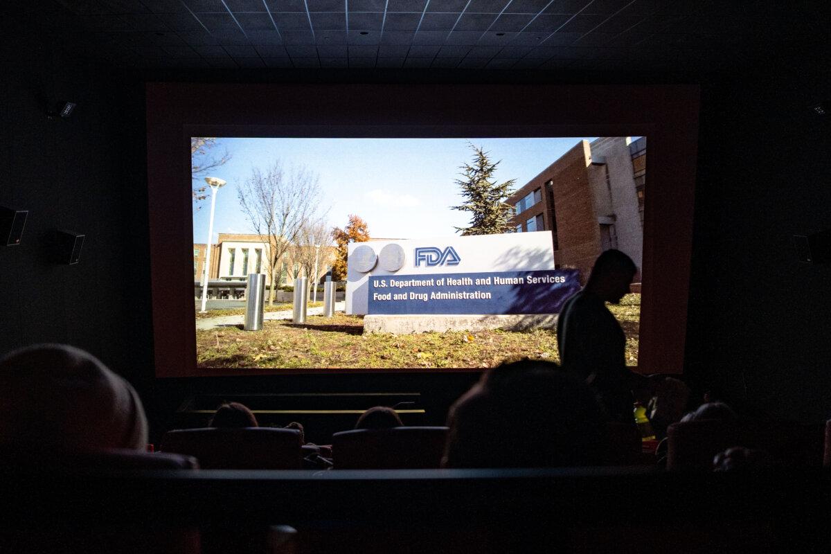 A screenshot of “Kratom: Side Effects May Include,” at the Regal Union Square theater in New York City on Jan. 18, 2026. (Samira Bouaou/The Epoch Times)