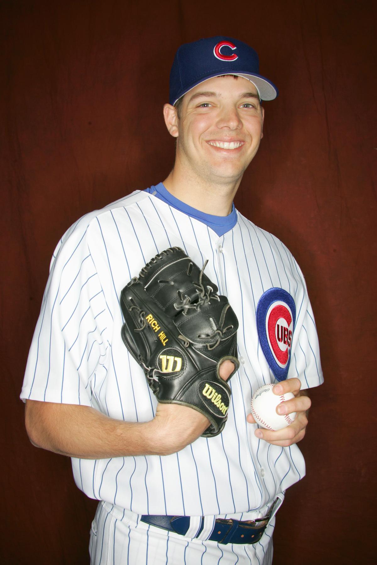 Rich Hill #53 of the Chicago Cubs poses during Spring Training Photo Day at Fitch Parkin Mesa, Ariz., on Feb. 24, 2006. (Ronald Martinez/Getty Images)