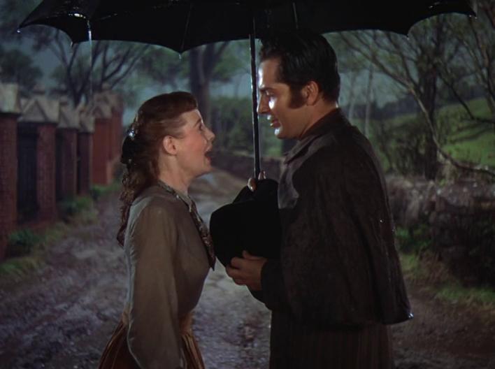 Jo March (June Allyson) and Prof. Friedrich Bhaer (Rossano Brazzi), in “Little Women.” (Metro-Goldwyn-Mayer)