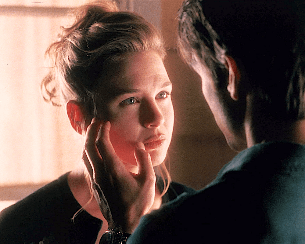 Jerry Maguire (Tom Cruise) and Dorothy Boyd (Renée Zellweger) as a reunited married couple, in “Jerry Maguire.” (TriStar Pictures)