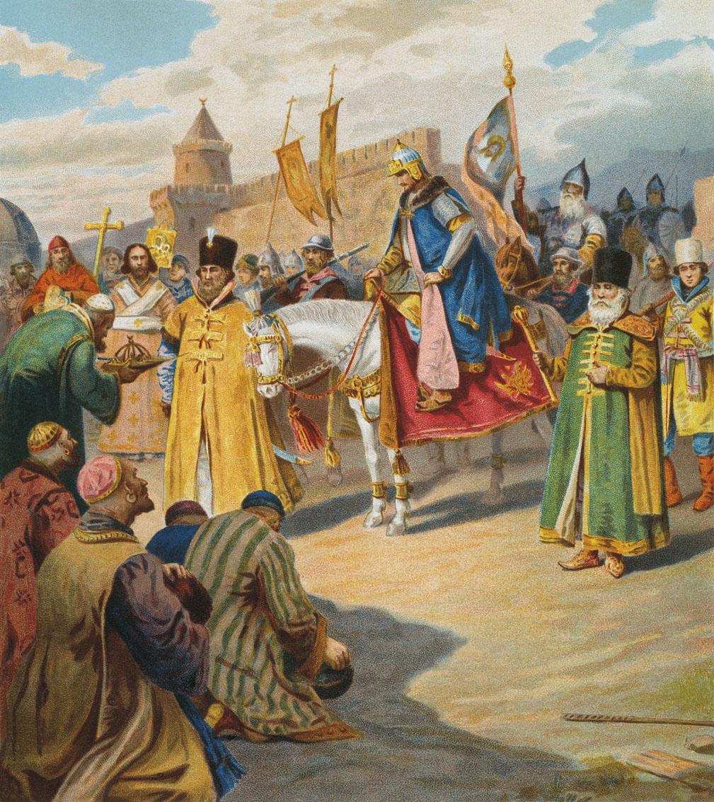 "Ivan IV Under the Walls of Kazan" by Pyotr Korovin. (Public Domain)