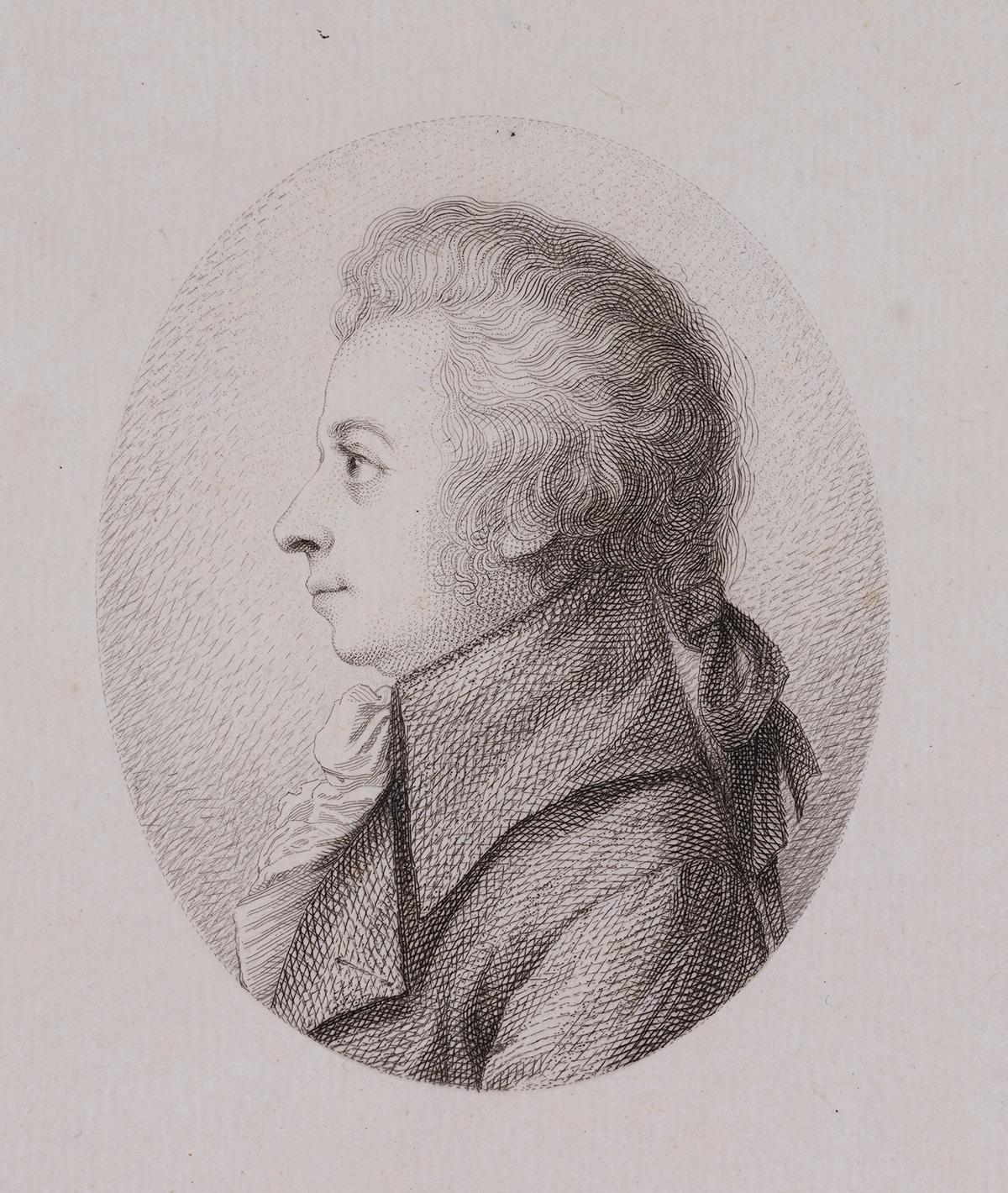 Portrait of Wolfgang Amadeus Mozart (Berlin), 1858, engraved by Eduard Mandel after Doris Stock. Christopher J. Salmon Collection, New York City. (Courtesy of the Morgan Library & Museum)