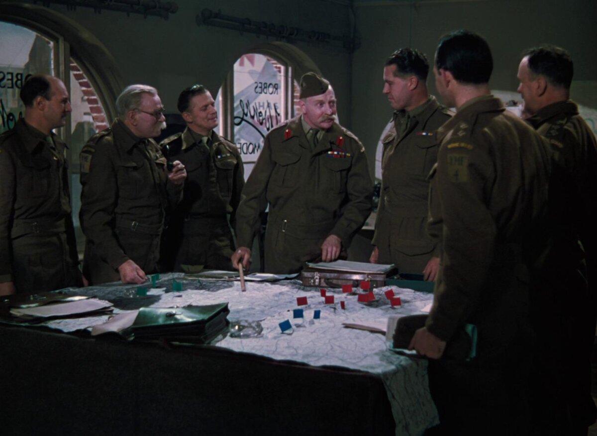 Clive Wynne-Candy (Roger Livesey, C), in “The Life and Death of Colonel Blimp.” (General Film Distributors)