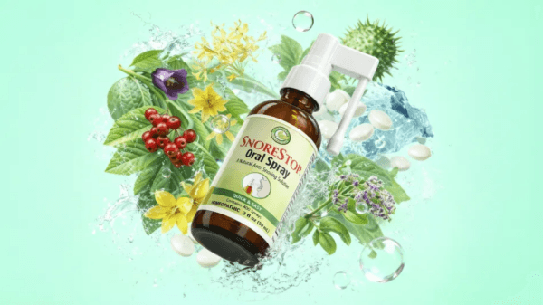 You simply spray SnoreStop in your mouth and sleep through the night without snoring. 