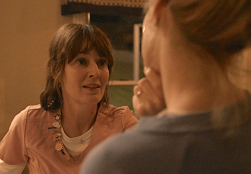 Deb (Rosemarie DeWitt, L) and Claire (Audrey Zahn), in "She Dances." (Macaroni Art Productions/EKKL Entertainment)