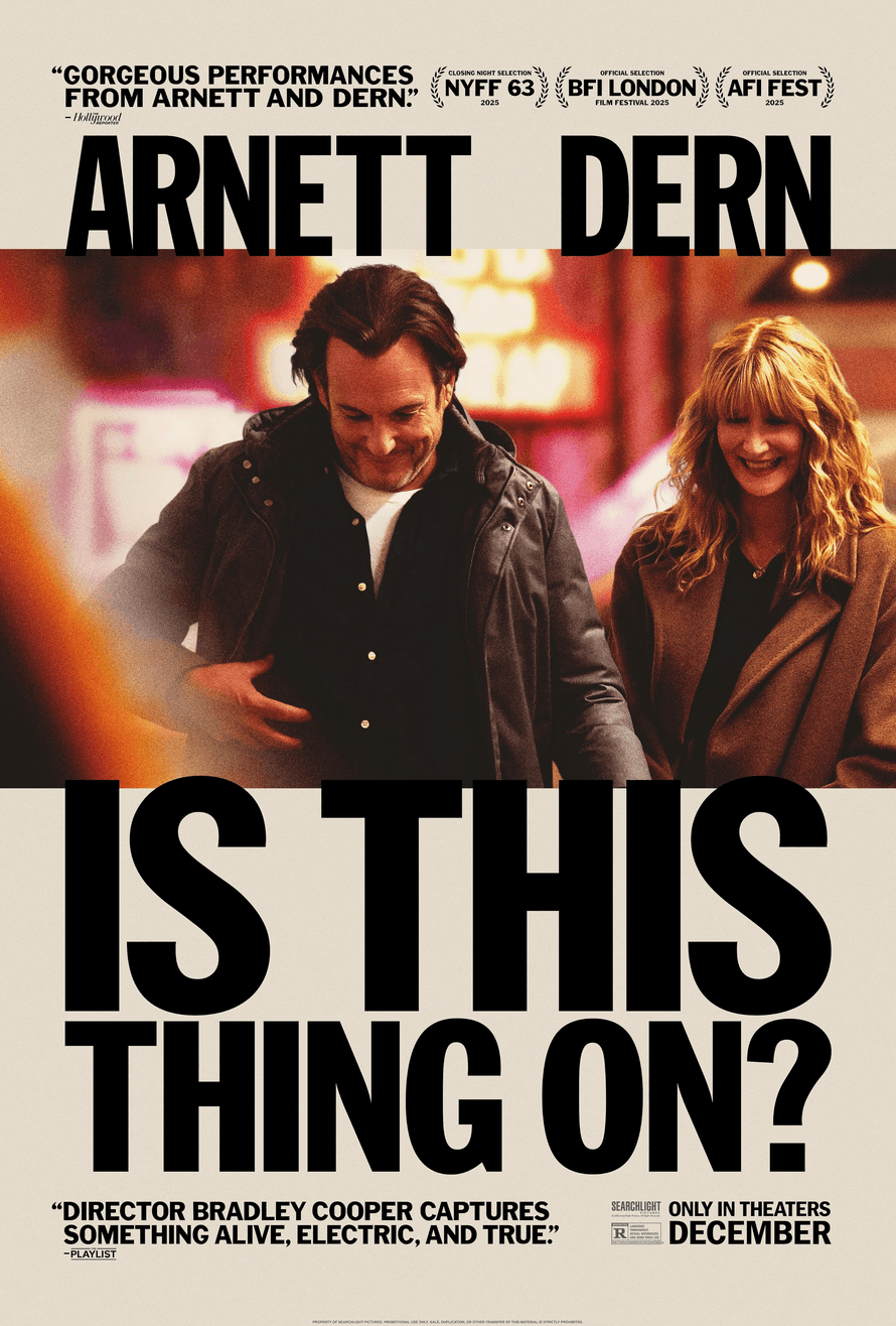 Promotional poster for "Is This Thing On?" (Jason McDonald/Searchlight Pictures)