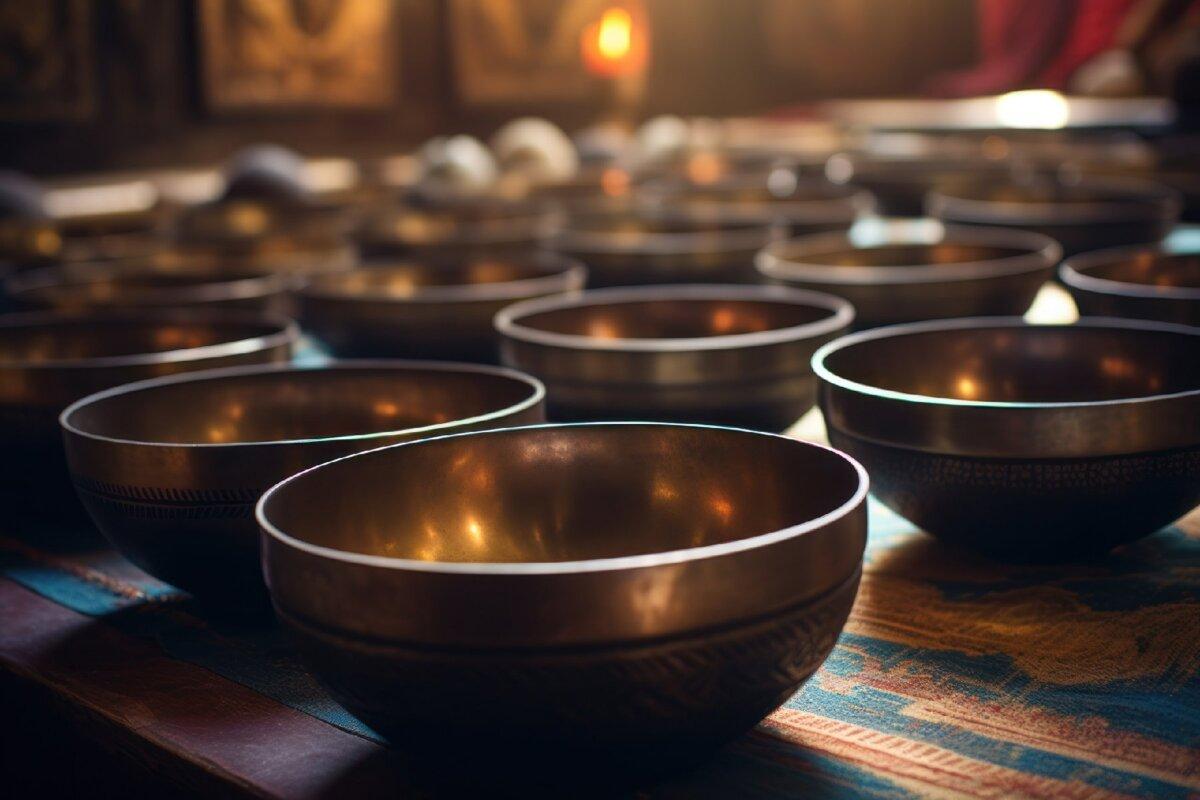 Tibetan bowls are incorporated into spa and healing treatments throughout the world. (Photo courtesy of Aliaksandra Salalika)