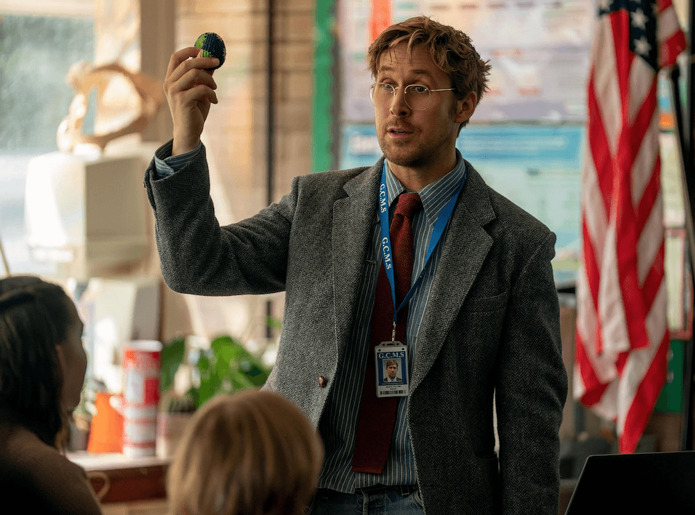 Ryland Grace (Ryan Gosling) is a middle school science teacher, in "Project Hail Mary." (Sony Pictures Releasing)