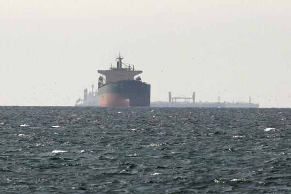 Tankers sail in the Gulf, near the Strait of Hormuz, as seen from northern Ras al-Khaimah, near the border with Oman’s Musandam governance, amid the U.S.–Israeli conflict with Iran, in the United Arab Emirates on March 11, 2026. (Reuters)