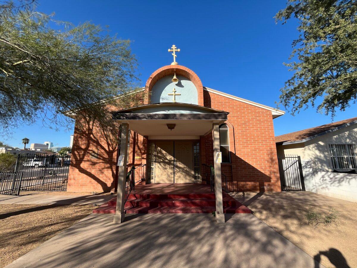 St. Mary's Protectress Ukrainian Orthodox Church in Phoenix on Jan. 31, 2026. (Allan Stein/The Epoch Times)