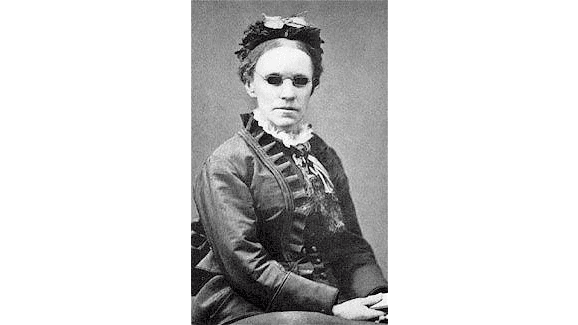 Fanny Crosby, although blind, wrote the lyrics for Root's first major work. (Public Domain)