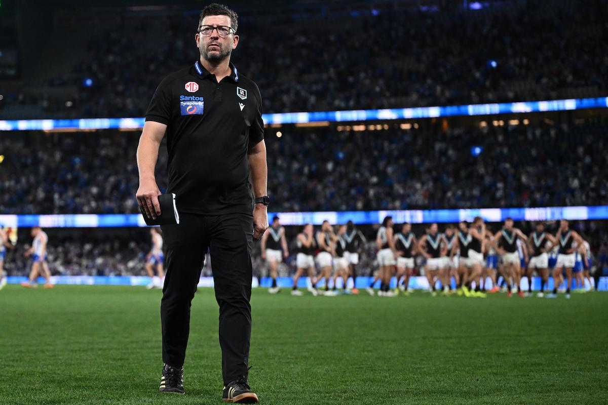 ‘It Stings’: Port Adelaide Coach on Losing Run Against Crows