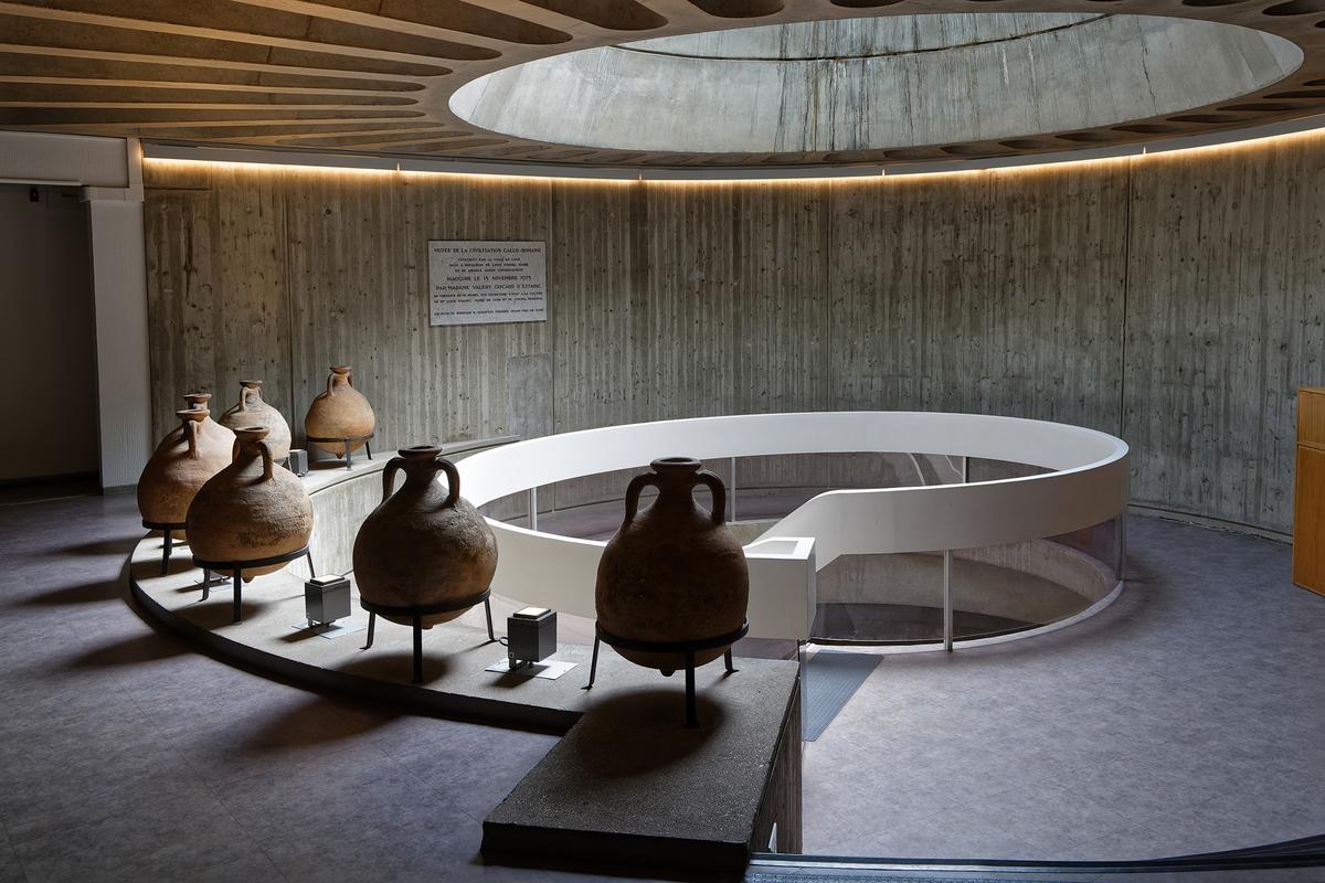 The Lugdunum Museum, located near ancient Roman ruins on Fourvière Hill, displays artifacts from Roman times. (Pierre Jean Durieu/Shutterstock)