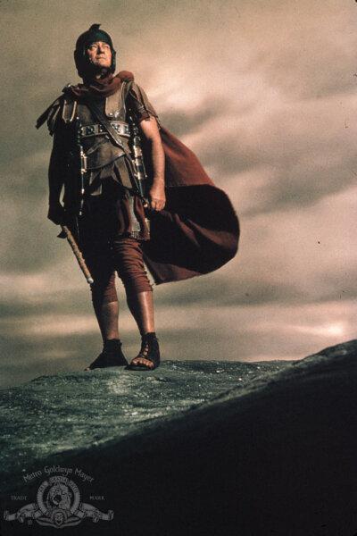 Centurion at the crucifixion (John Wayne), in “The Greatest Story Ever Told.” (Metro-Goldwyn-Mayer)