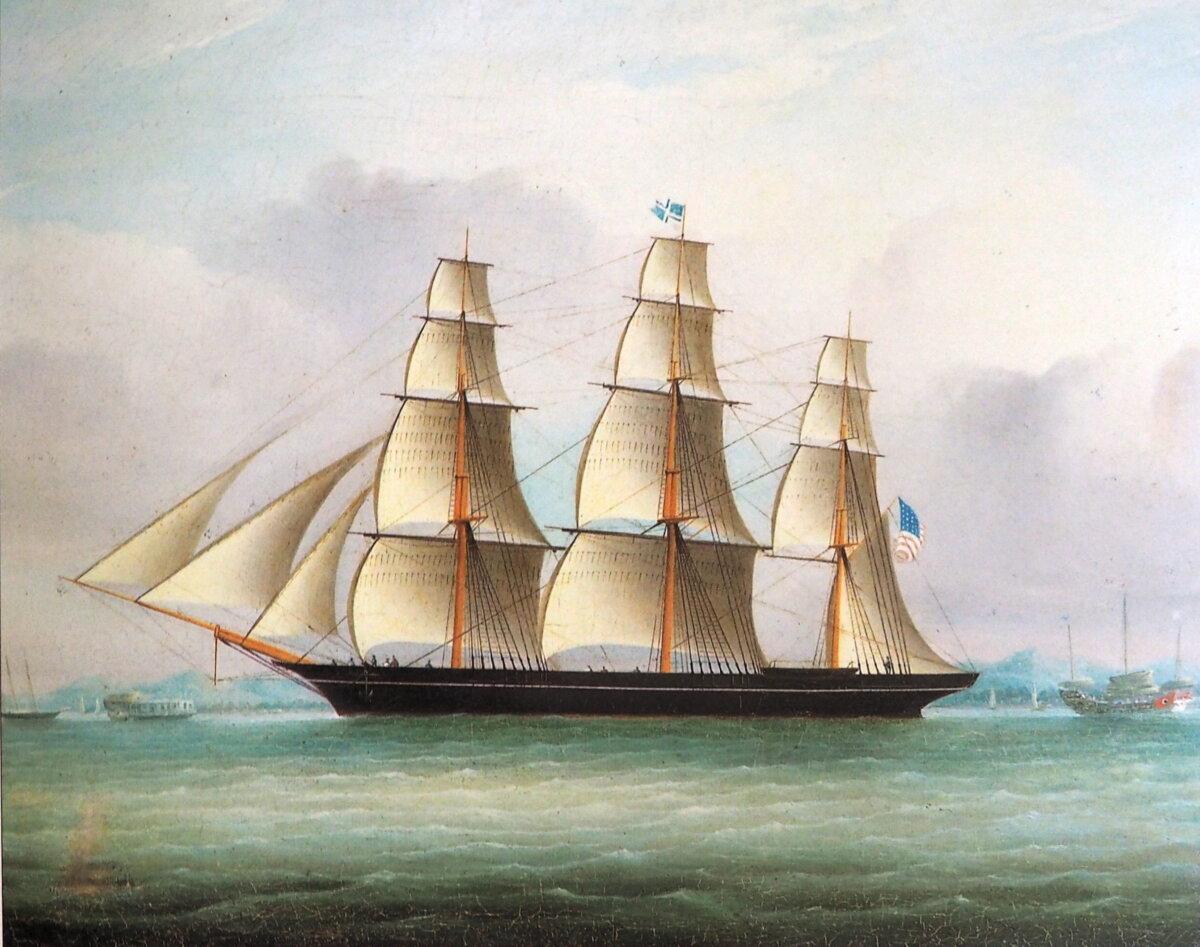The clipper Sea Witch, by an unknown Chinese artist from the mid-19th century. (Public Domain)