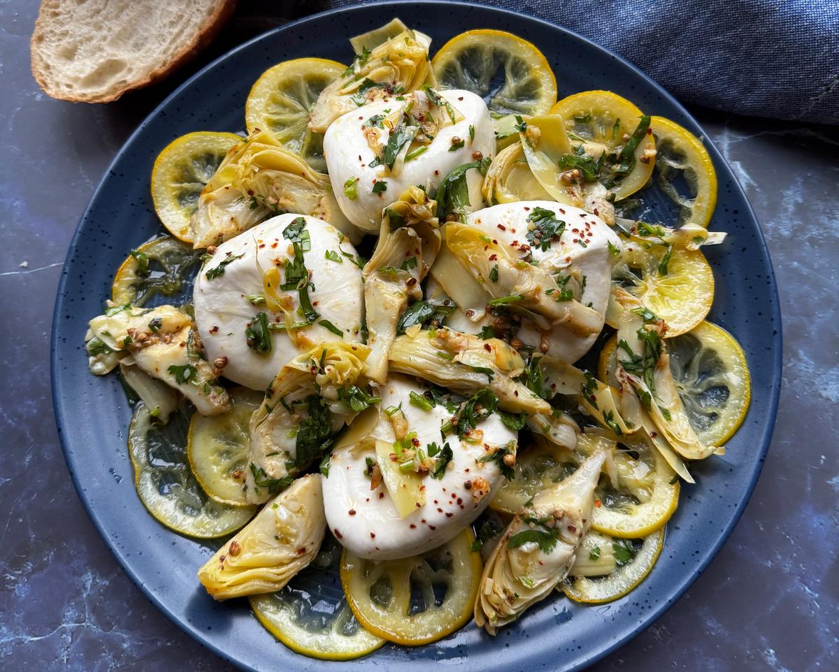 Classic Spring Ingredients Shine When Paired With Deliciously Creamy Burrata