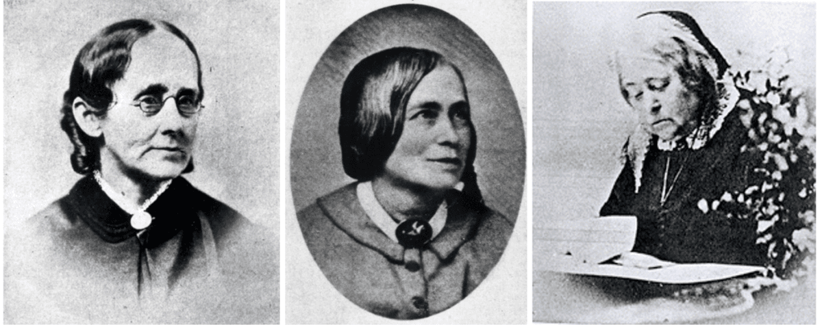 The Peabody sisters: (L–R) Mary, Sophia, and Sarah. (Public Domain)
