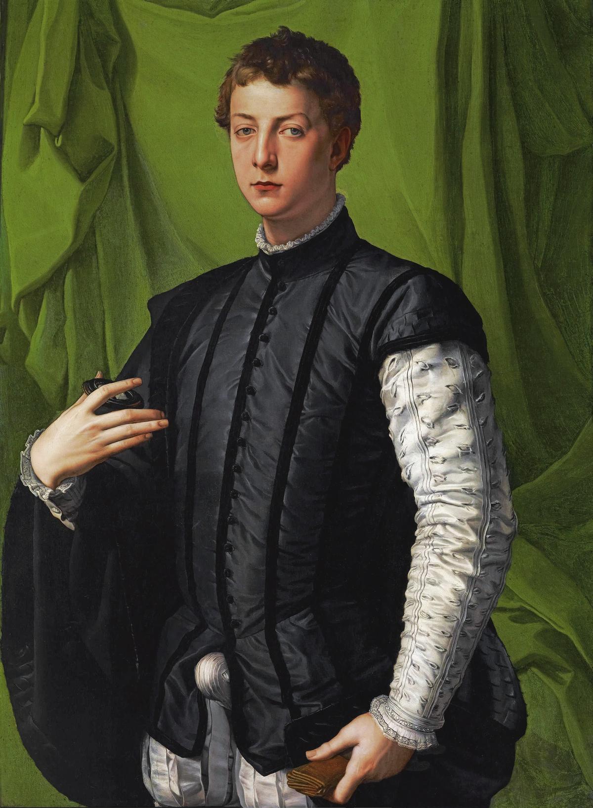 A portrait of Lodovico Capponi, 1550–1555, by Bronzino. Oil on panel; 45 7/8 inches by 33 3/4 inches. The Frick Collection, New York City. (Public Domain)