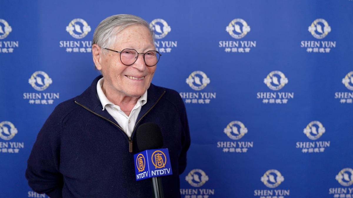 Jean-Jacques David, former mayor of Lyon’s 6th arrondissement, attends the Shen Yun performance in Lyon on April 7, 2026. (NTD)