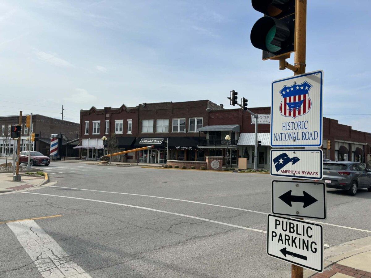 Many of the attractions in Big Things Small Town are located in the heart of downtown Casey, Ill. (Jeff Louderback/The Epoch Times)