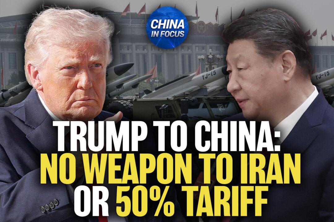 Trump to China: No Weapons for Iran, or 50 Percent Tariff