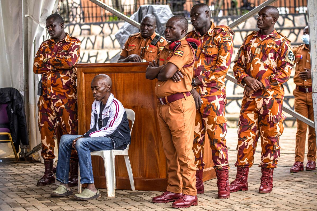 Day in Photos: Uganda Trial, ‘Le Constellation’ Investigation, and Gorilla Turns 69