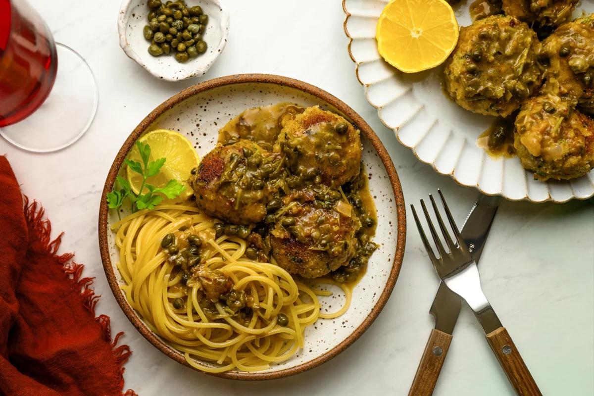 Chicken Piccata Meatballs